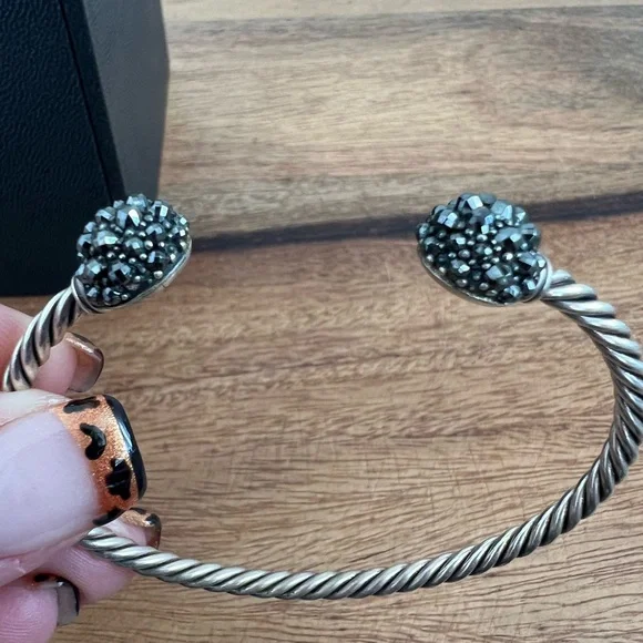 David Yurman Hematite Berries Bracelet - Picture 6 of 17